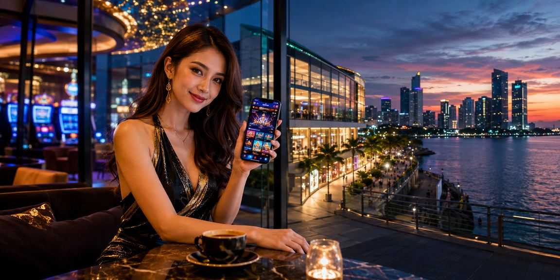 Pengguna mengakses terma dan syarat bet9ja dari telefon pintar di Johor Bahru Malaysia