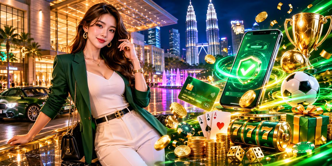 Hiburan kasino dalam talian di Kuala Lumpur dengan suasana moden dan berwarna-warni
